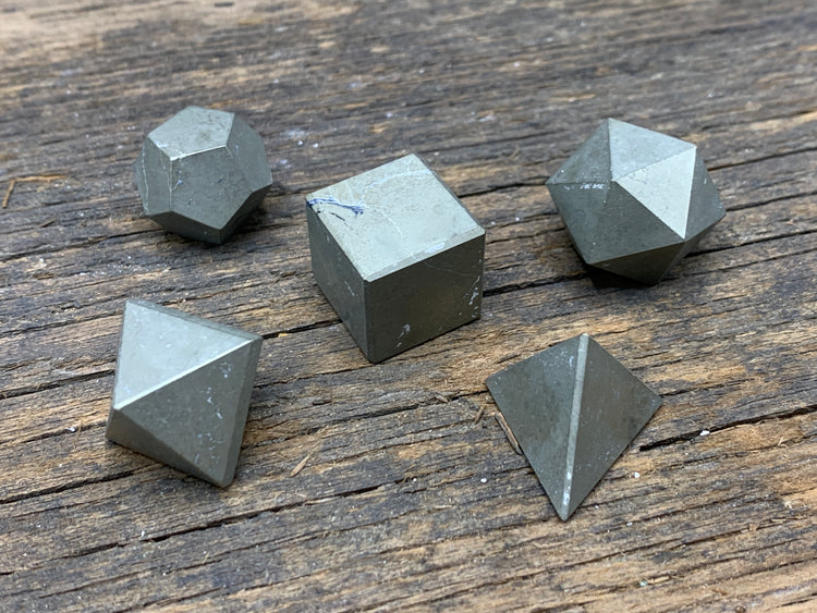 Platonic Solids - 5pc - Zero Point Crystals