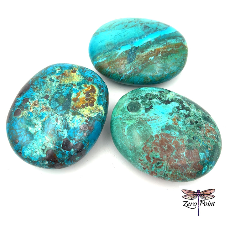 Chrysocolla Pillows - Zero Point Crystals
