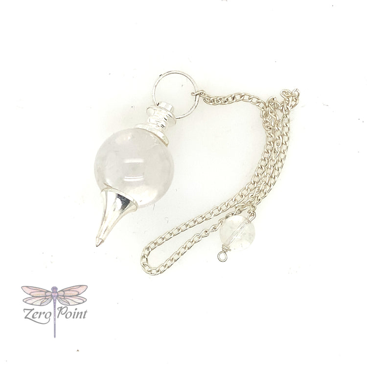 Natural Stone Ball Pendulum - Zero Point Crystals