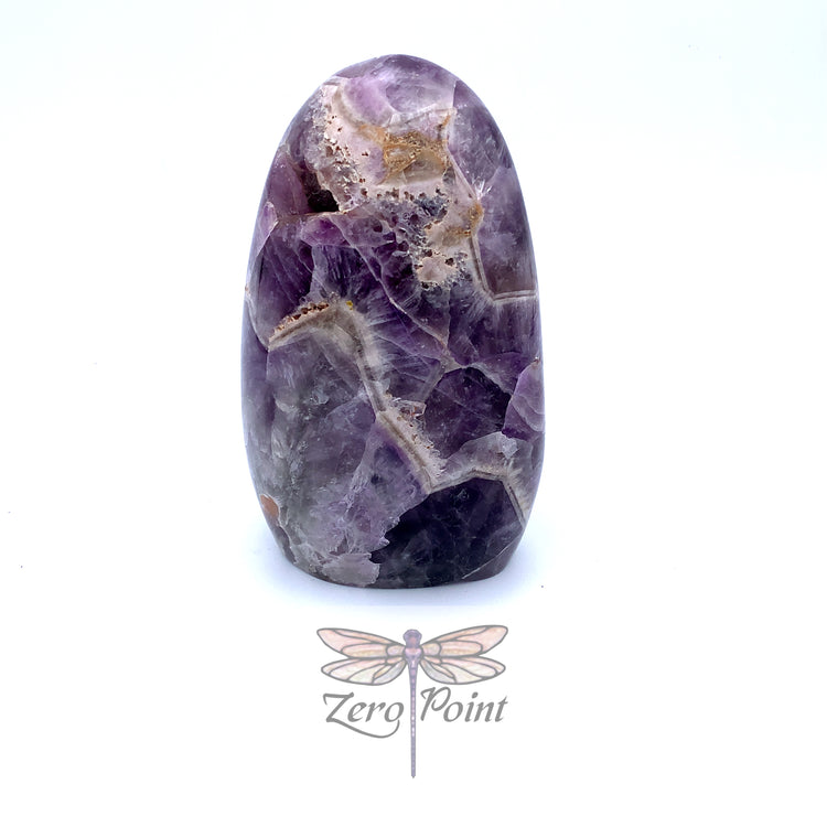 Chevron Amethyst Freeform 5"+ - Zero Point Crystals