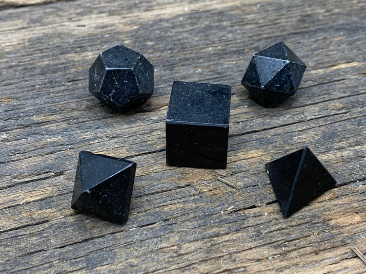 Platonic Solids - 5pc - Zero Point Crystals