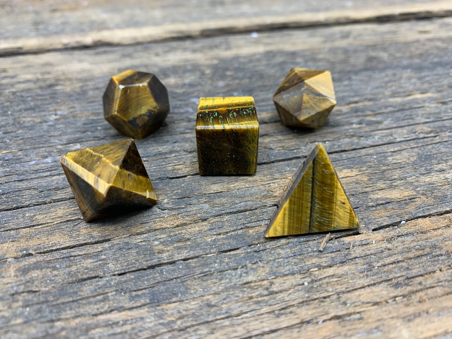 Platonic Solids - 5pc - Zero Point Crystals