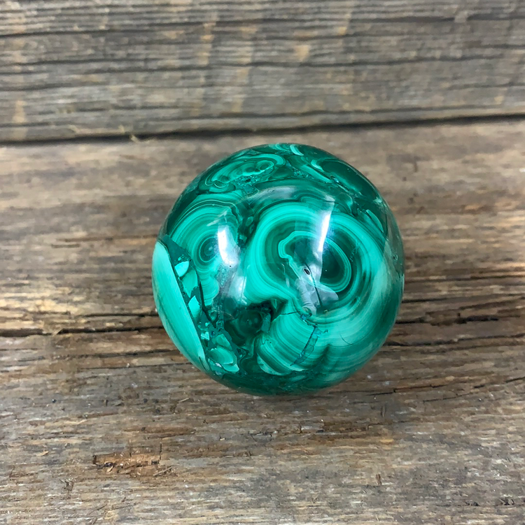 Malachite Sphere - Zero Point Crystals