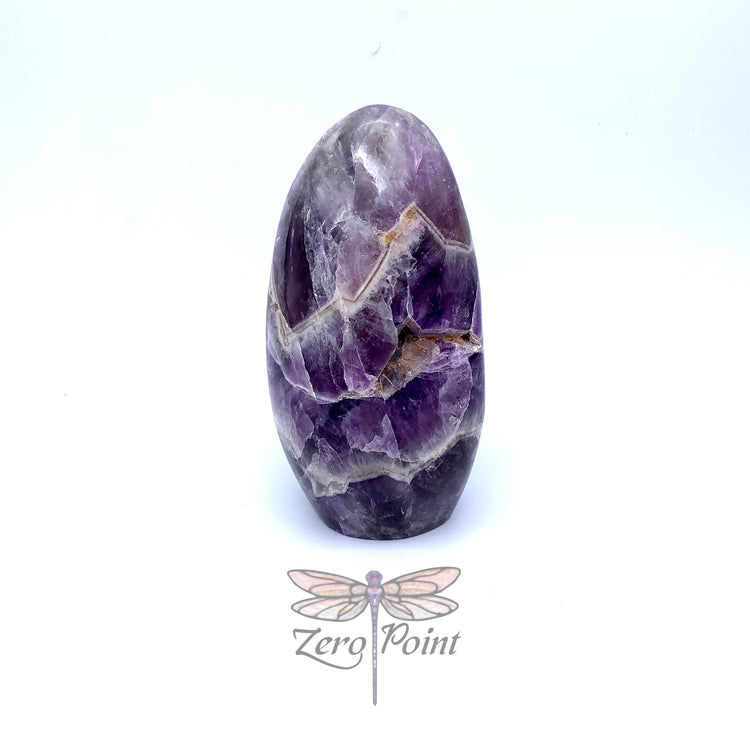 Chevron Amethyst Freeform 5"+ - Zero Point Crystals