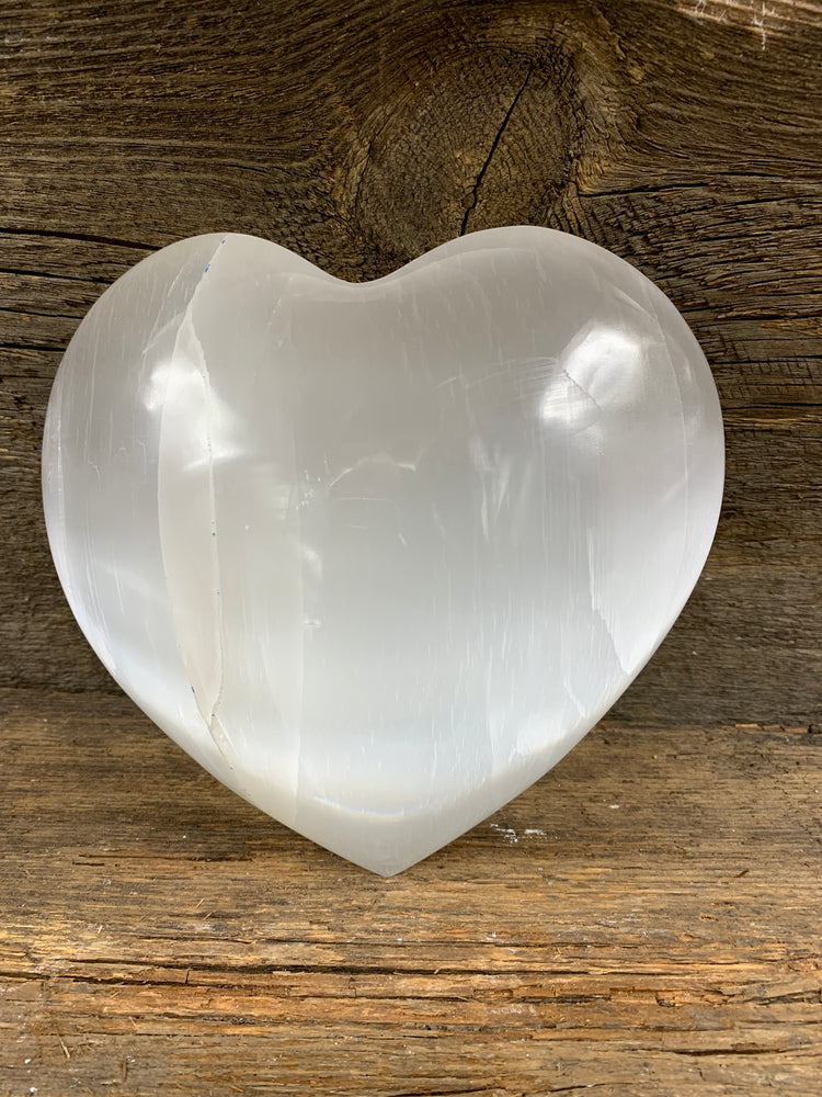 Selenite Heart - Zero Point Crystals