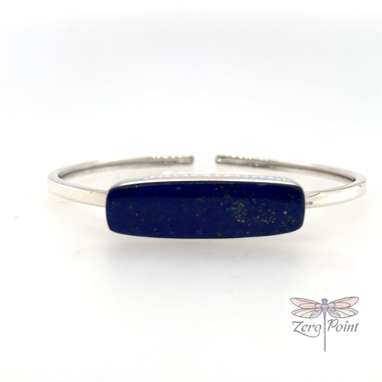 Lapis Bangle Bracelet - Zero Point Crystals