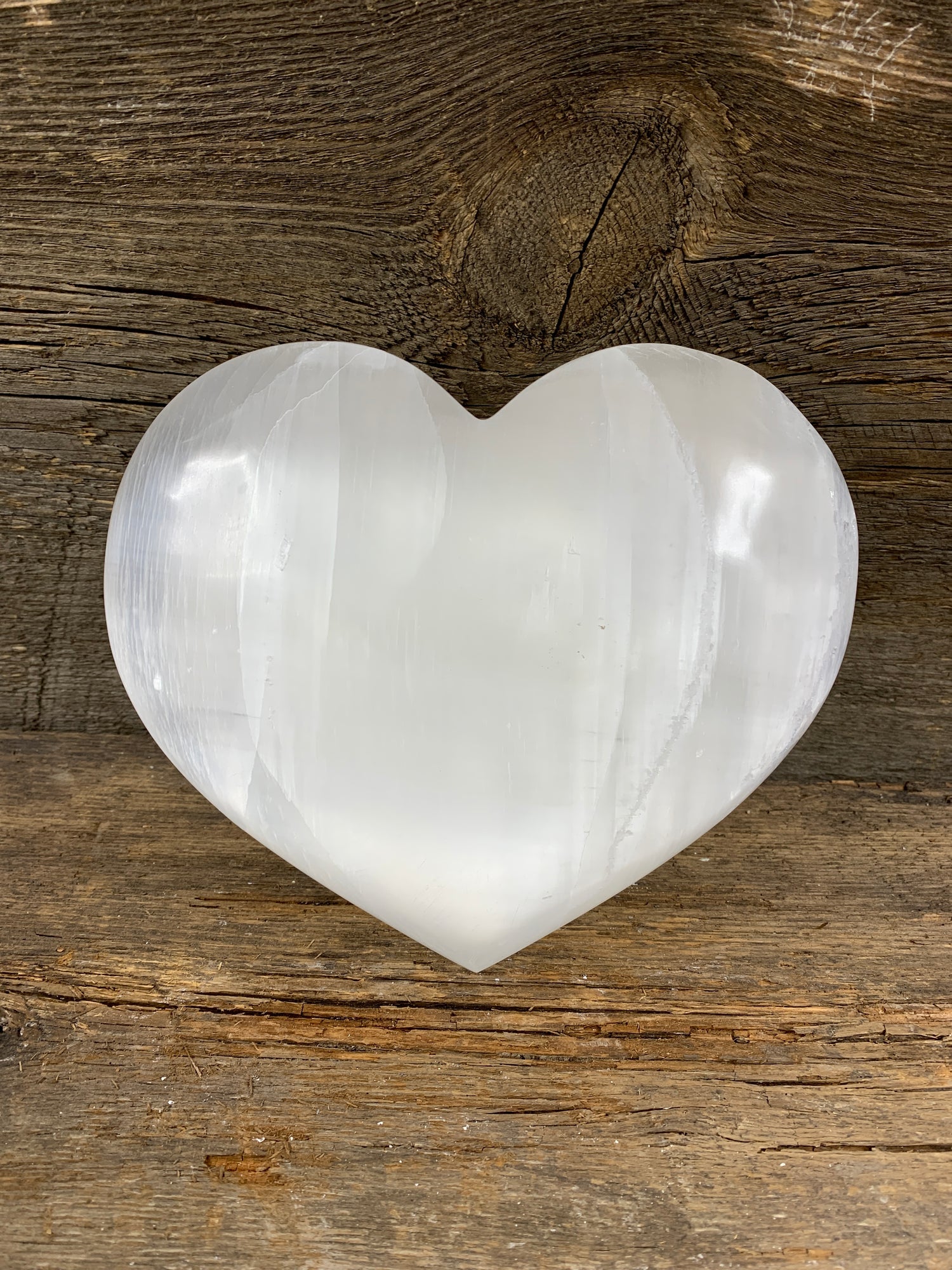 Selenite Heart - Zero Point Crystals