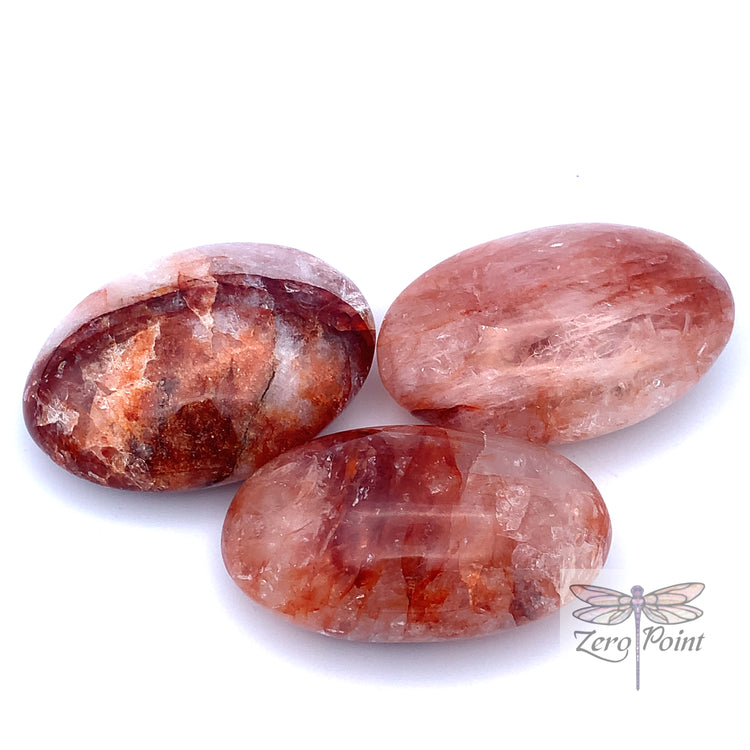 Hematoid Quartz Pebble - Zero Point Crystals