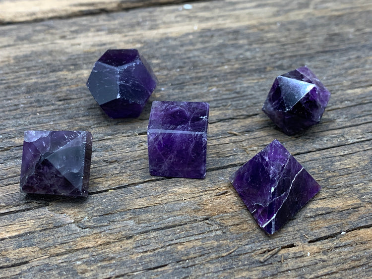 Platonic Solids - 5pc - Zero Point Crystals