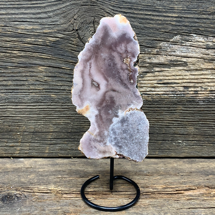 Rose Amethyst on Stand - Zero Point Crystals