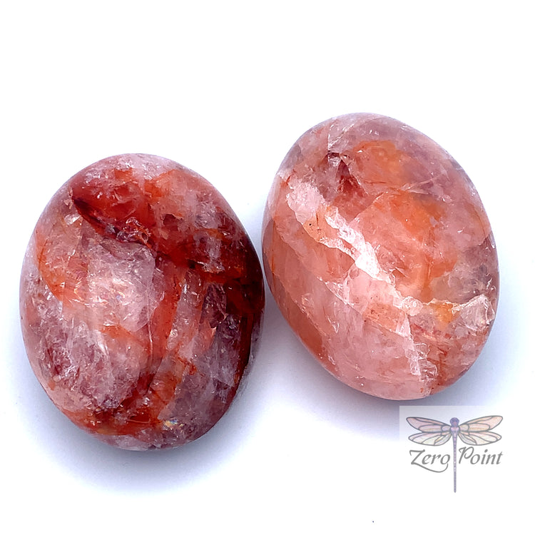 Hematoid Quartz Pebble - Zero Point Crystals