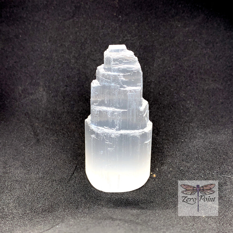 Selenite Tower - Zero Point Crystals