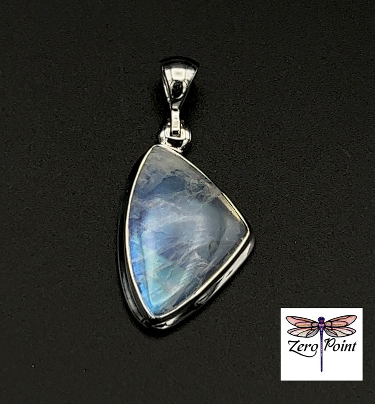 Moonstone Pendant 40mm - Zero Point Crystals