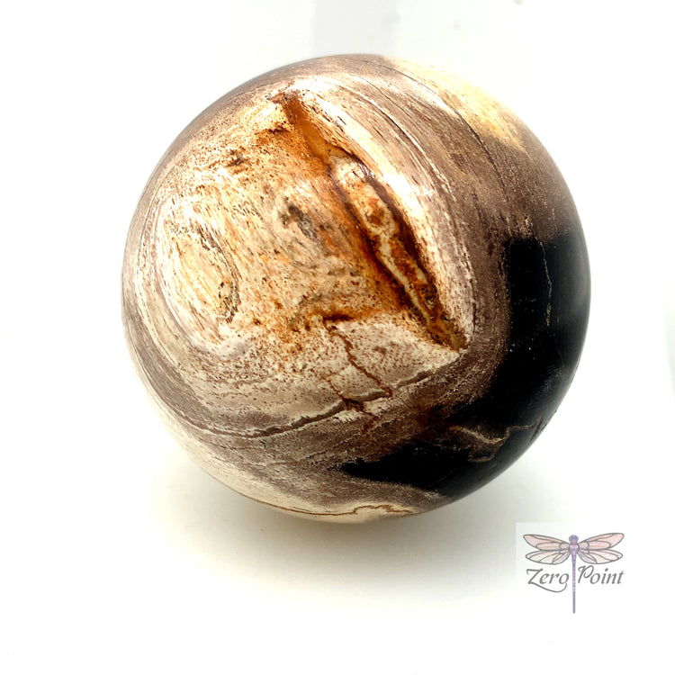 Petrified Wood Sphere - Zero Point Crystals