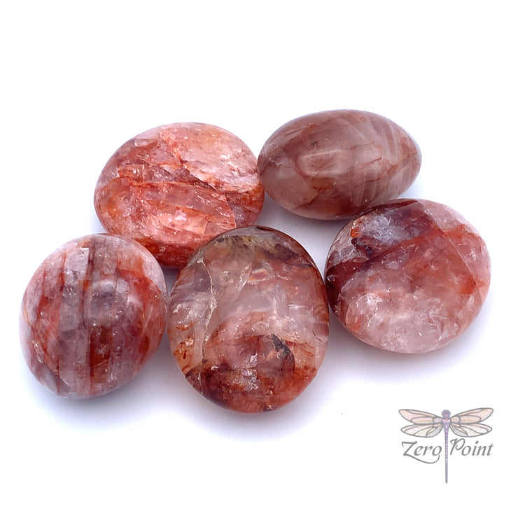 Hematoid Quartz Pebble - Zero Point Crystals