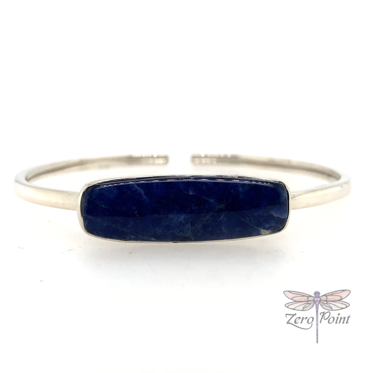 Sodalite Bangle Bracelet - Zero Point Crystals