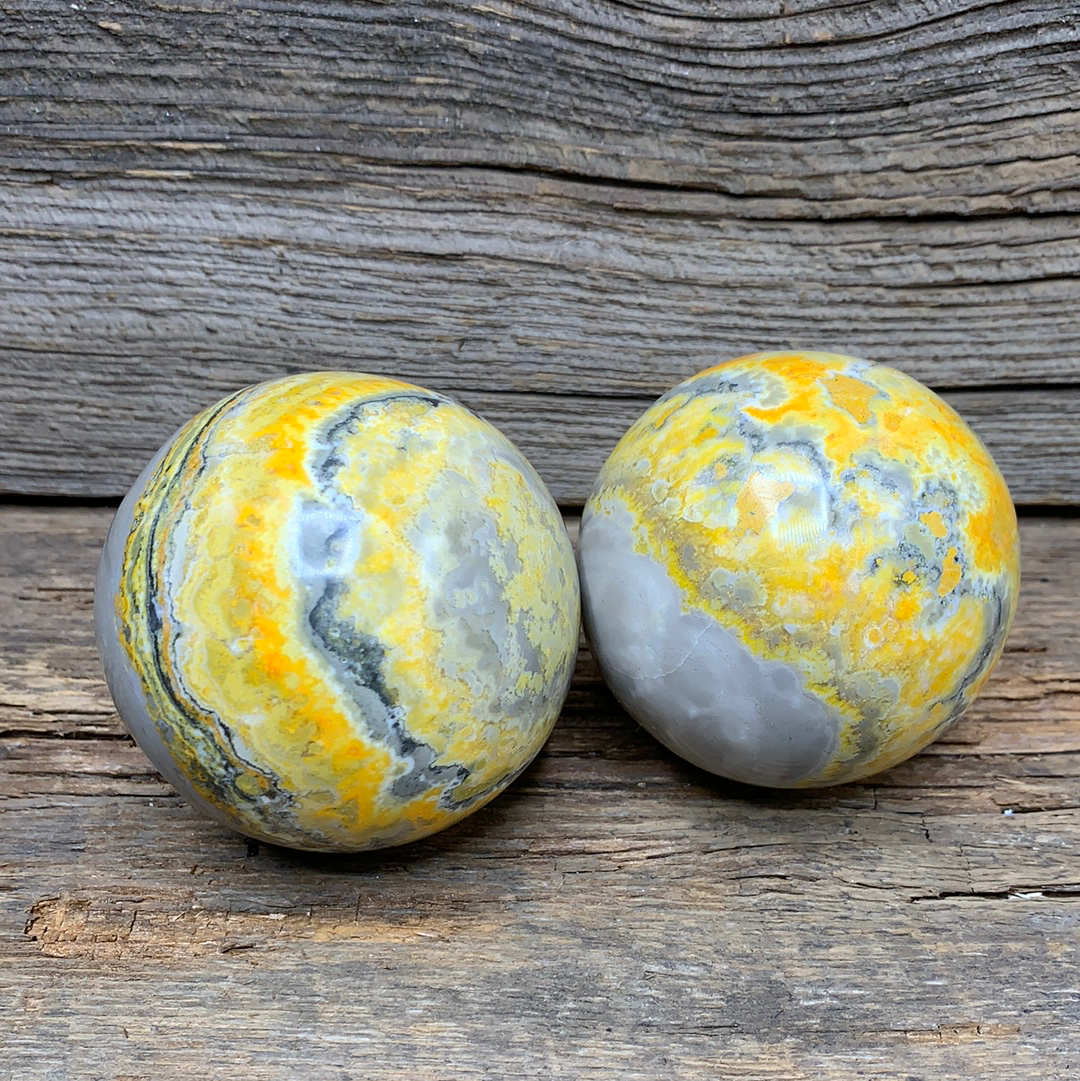 Bumblebee Jasper Sphere - Zero Point Crystals