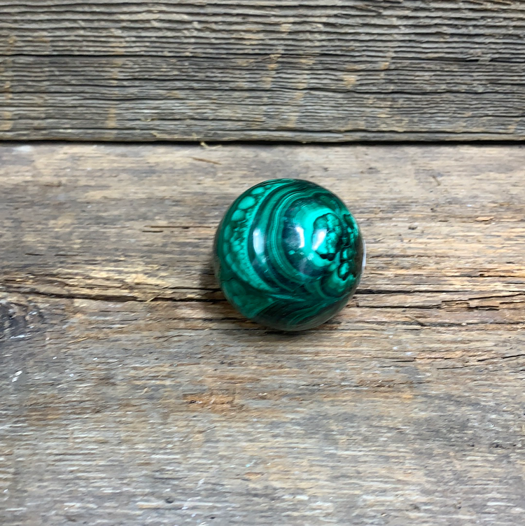 Malachite Sphere - Zero Point Crystals