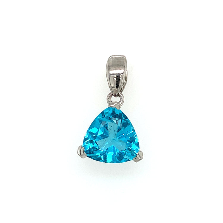 Helenite Trillion Pendant - Zero Point Crystals