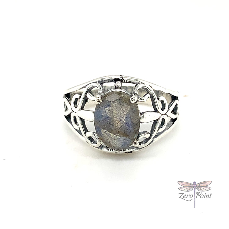 Labradorite Ring 9033 - Zero Point Crystals