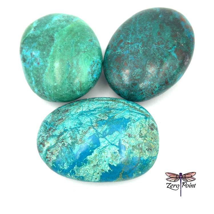 Chrysocolla Pillows - Zero Point Crystals