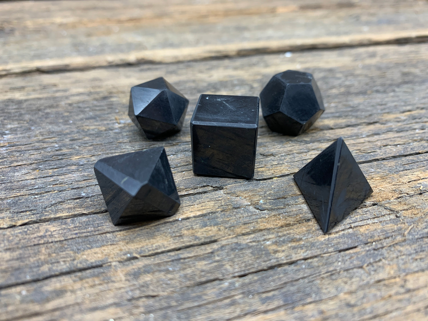 Platonic Solids - 5pc - Zero Point Crystals