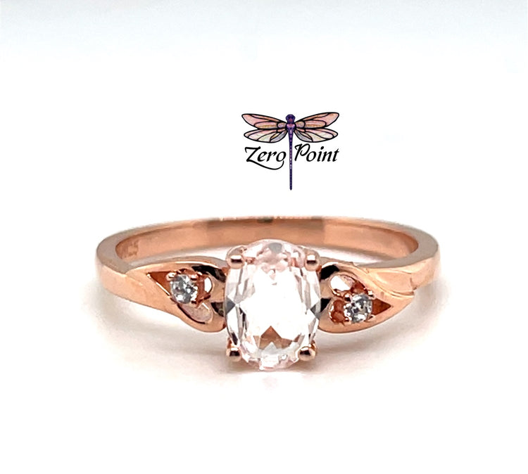 Morganite Ring 10898