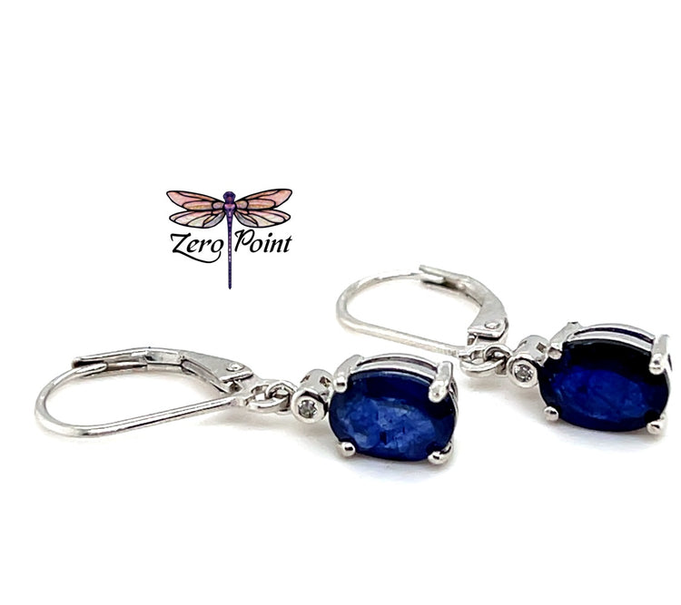 Sapphire Dangle Earrings