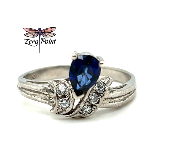 Blue Sapphire Ring 7759