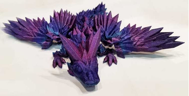 Crystal Winged Articulated Dragon