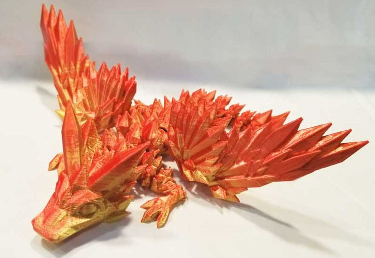 Crystal Winged Articulated Dragon