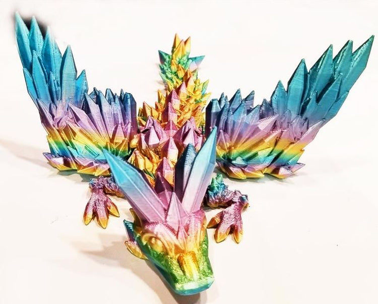 Crystal Winged Articulated Dragon