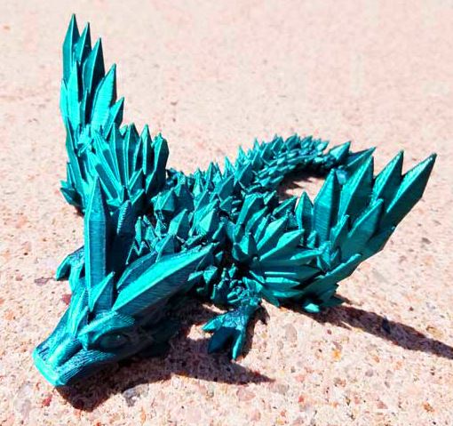 Crystal Winged Articulated Dragon