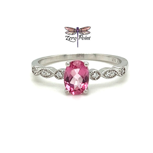 Pink Topaz Ring 72S
