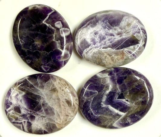Amethyst Worry Stone