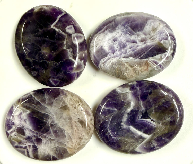Amethyst Worry Stone