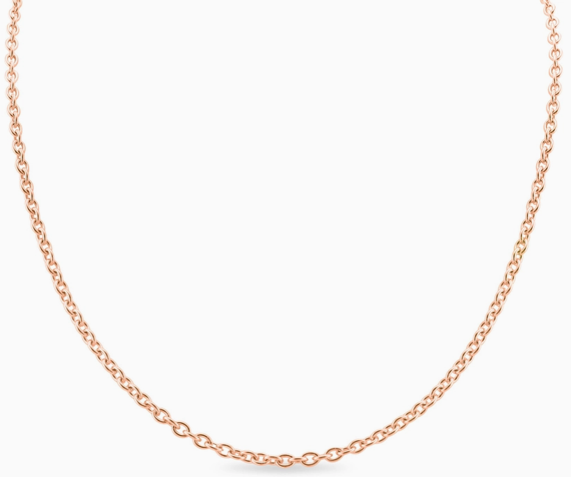 Stainless Steel Loop Chain Necklace - Zero Point Crystals