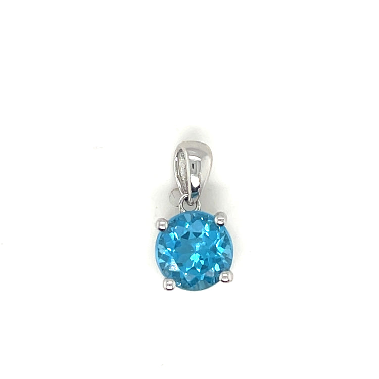 Blue Topaz Pendant 08S