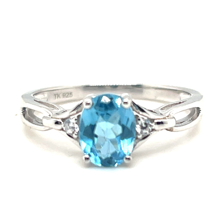 Blue Topaz Ring 64S
