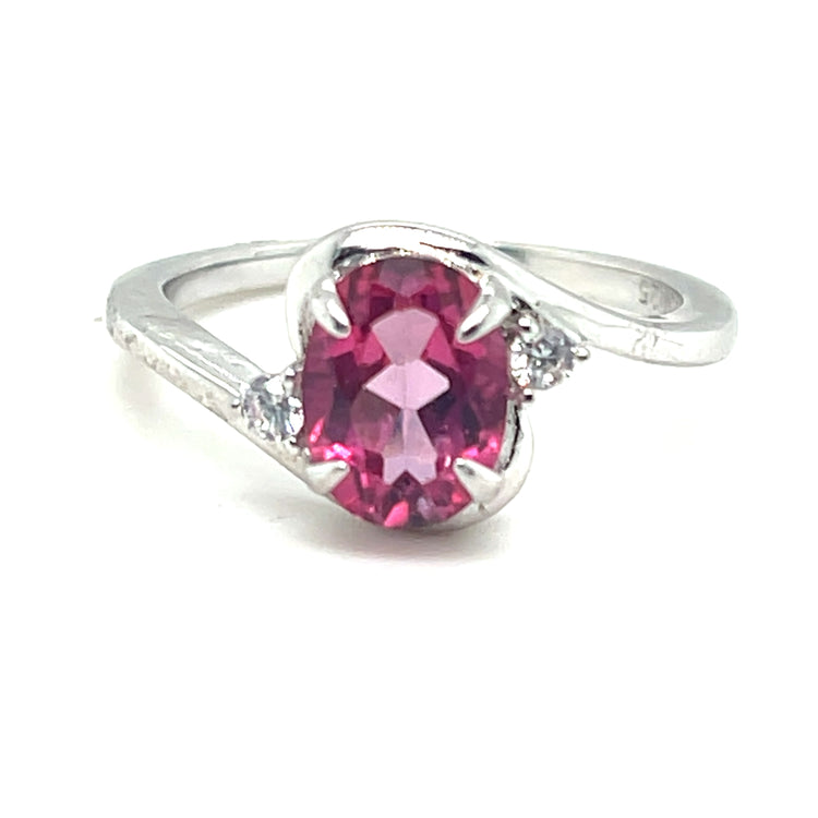 Pink Topaz Ring 17S