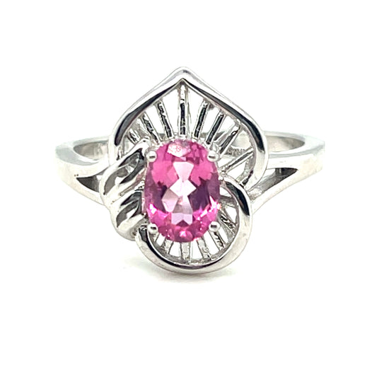 Pink Topaz Ring 42S
