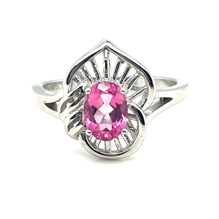 Pink Topaz Ring 42S