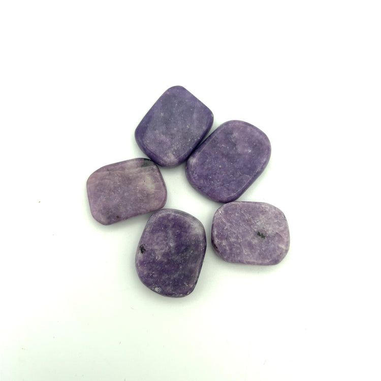 Lepidolite Small Smooth Palm Stone