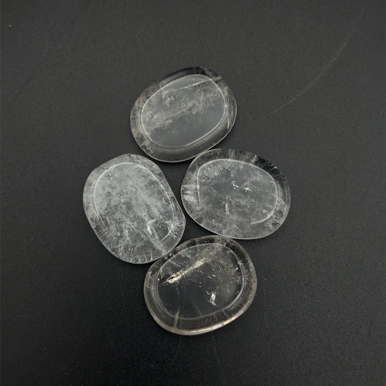 Quartz Small Smooth Palm Stone