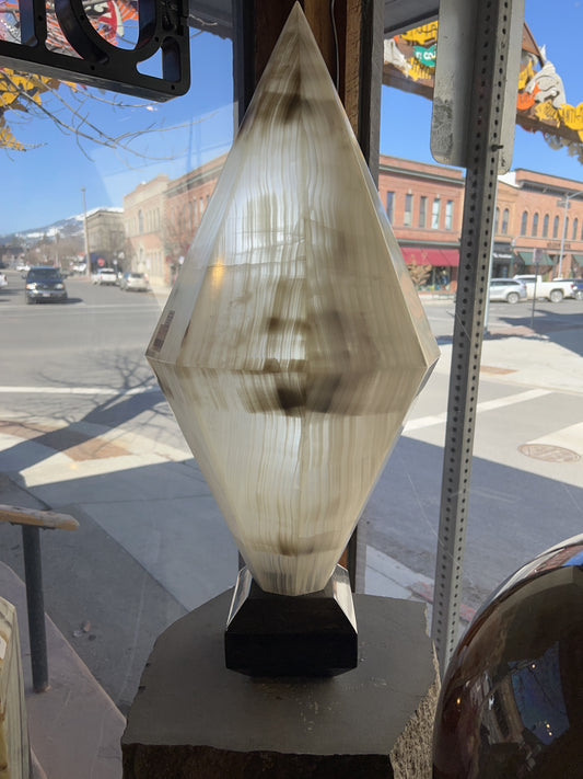 Tehuacan Onyx Diamond Luminary