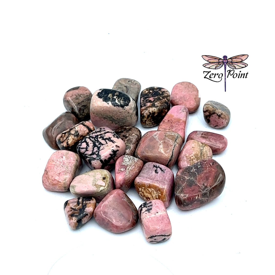 Tumbled Rhodonite - Zero Point Crystals