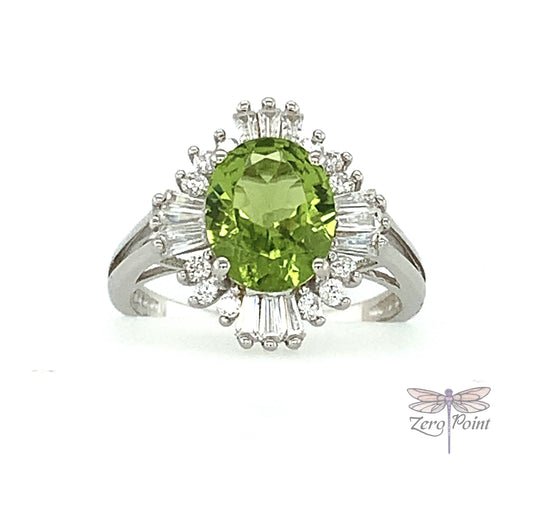 Peridot Ring 1339 - Zero Point Crystals