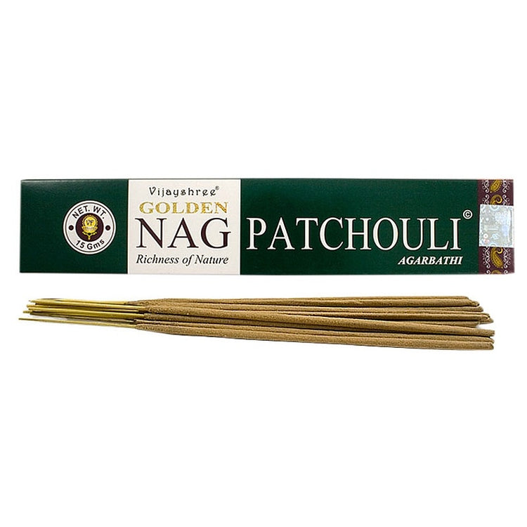 Patchouli Golden Incense - Zero Point Crystals