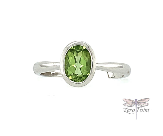 Peridot Ring 1355 - Zero Point Crystals