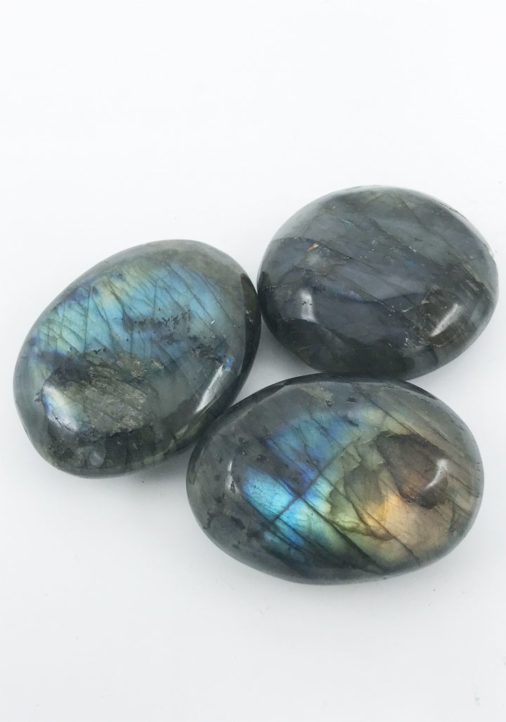 Labradorite Palm Stone - Zero Point Crystals